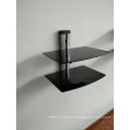 DVD Bracket/Silver Tube with Black Glass